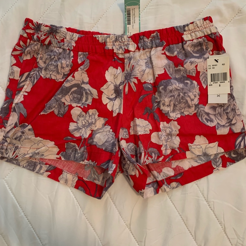 Linen shorts
